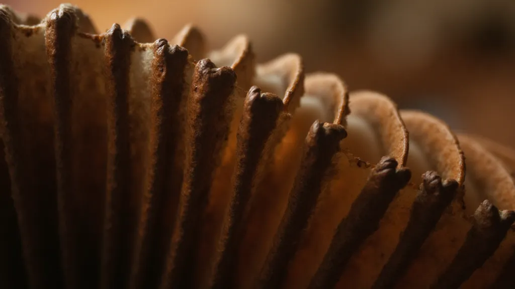 Vintage accordion bellows close-up