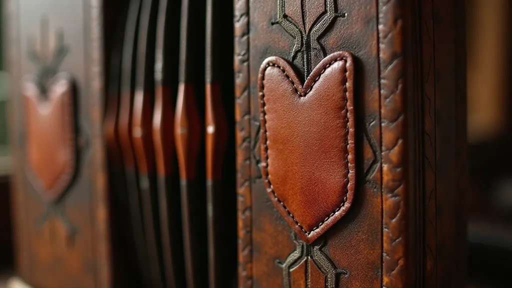 Vintage accordion bellows with leather patches
