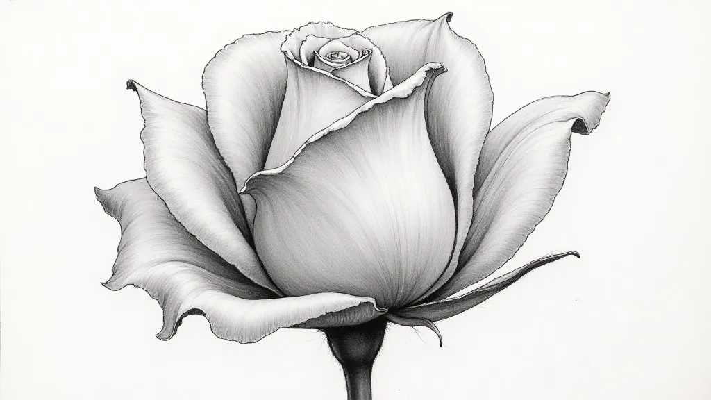 Rose petal illustration